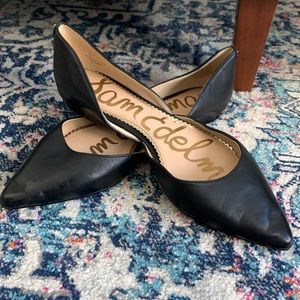 LIKE NEW Black Sam Edelman Cutout Flats